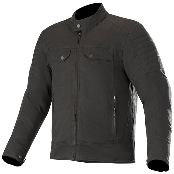 Image of Alpinestars Ray Canvas V2 Wax Textile Jacket - Black
