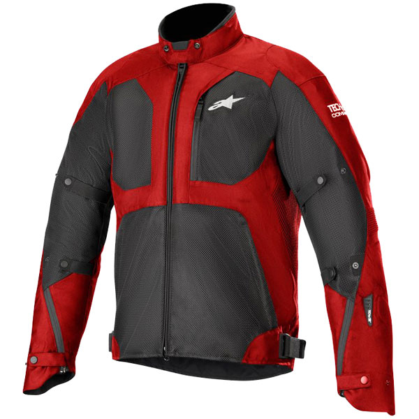 Image of Alpinestars Tailwind Air Waterproof Textile Jacket - Red / Black