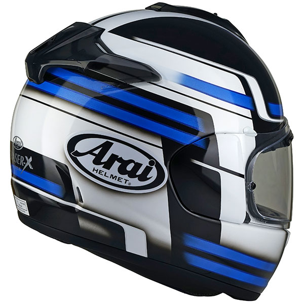 Arai Chaser X Competition Blue Reviews at ReviewBikeKit