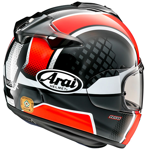 Arai Chaser X Take Off Black / Red Reviews at ReviewBikeKit