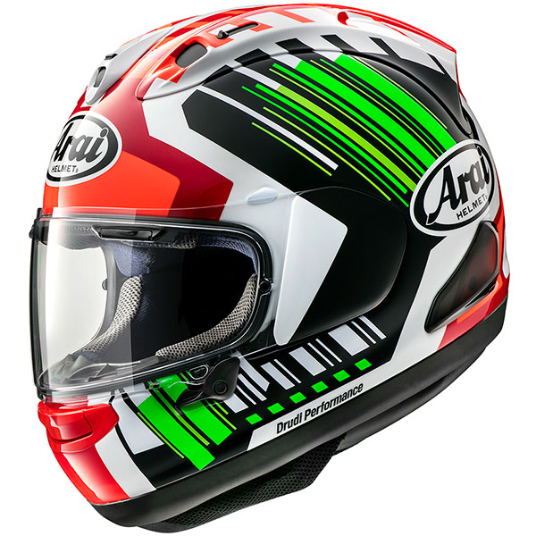 RX-7V Arai RX-7V Rea Casco Sportivo Pista Verde XS 