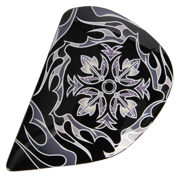 Image of Arai Side Pods - J Type - Boost Black