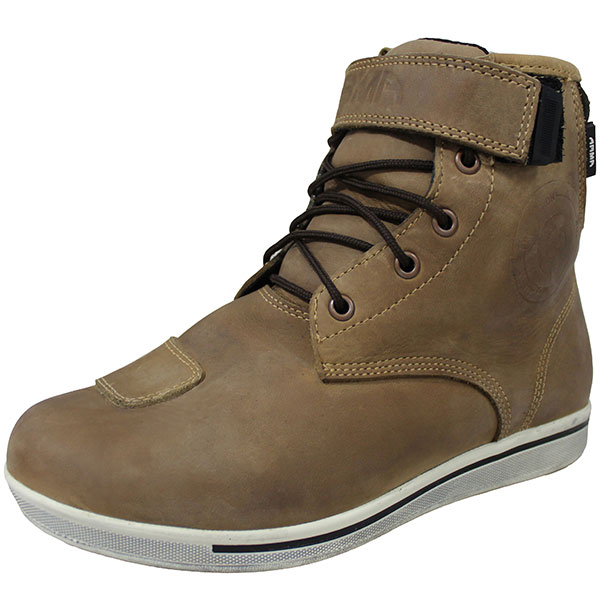 Image of ARMR Moto Nikko 2 Zip Boots - Brown