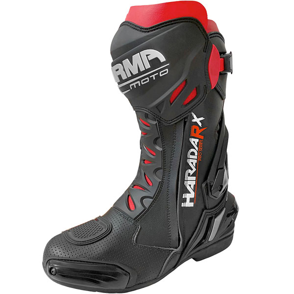 Image of ARMR Moto Harada RX Textile Boots - Black