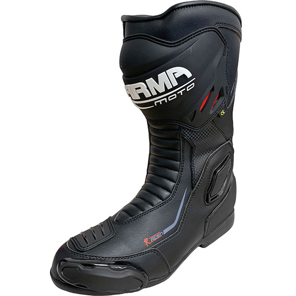 Image of ARMR Moto Raiden Textile Boots - Black