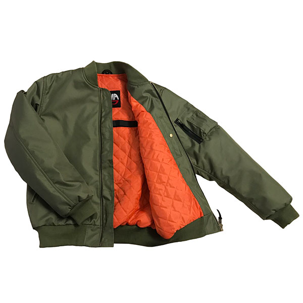 ARMR Moto Aramid Bomber CE Textile Jacket - Olive