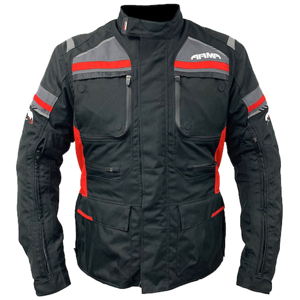 Image of ARMR Moto Tottori 3 Textile Jacket - Black