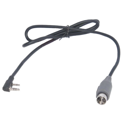 Image of Autocom Kenwood Twin Pin Interface - Grey 5 Pin 1 Metre