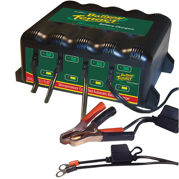 Image of Battery Tender 4-Bank system 1.25A Charger