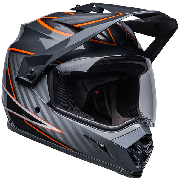 Orange sales mx helmet