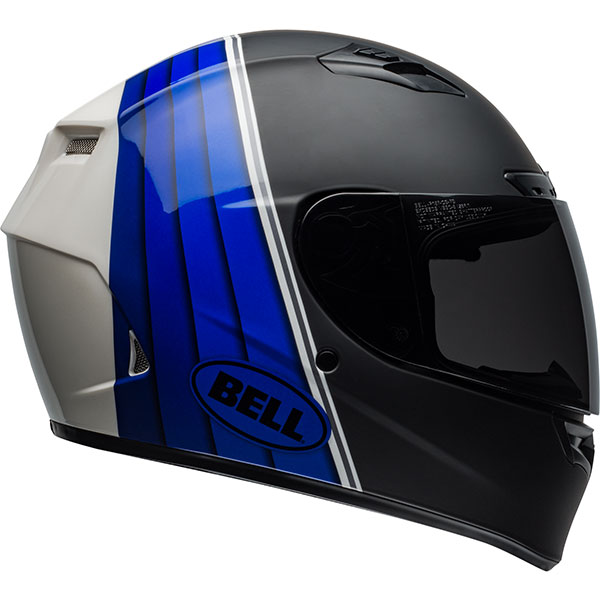 Image of Bell Qualifier DLX Mips - Illusion Matt / Gloss Black / Blue / White