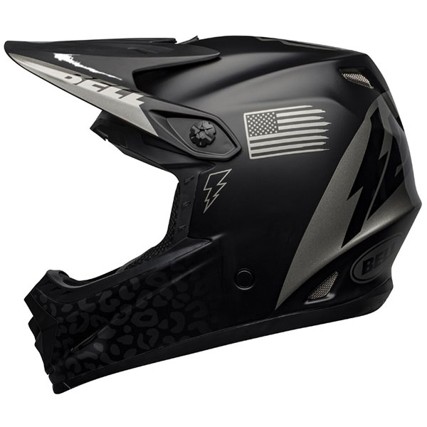 Image of Bell Moto 9 Mips Kids Slayco - Matt Black / Grey