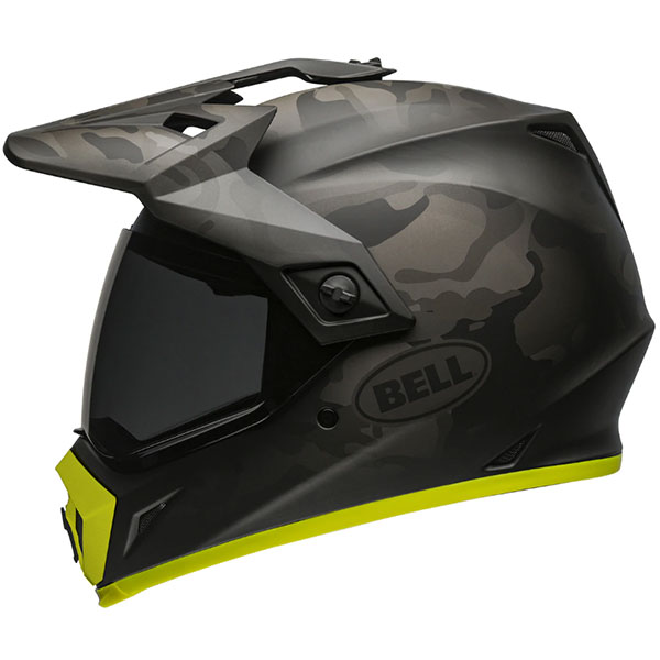 Image of Bell MX-9 Adventure Mips - Stealth Matt Black Camo / Hi-Viz