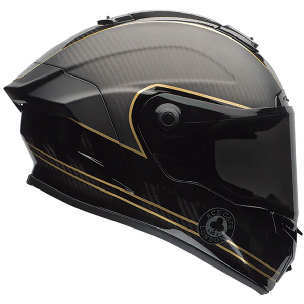 Image of Bell Race Star DLX Flex - Ace Caf? Speed Check Black / Gold