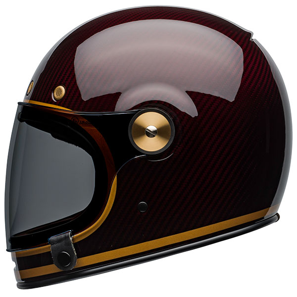 Image of Bell Bullitt Carbon - Transend Candy Red / Gold