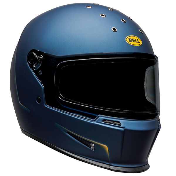 Image of Bell Eliminator - Vanish Matt Blue / Yellow