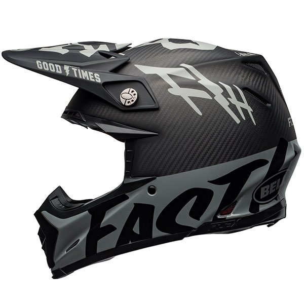 Image of Bell Moto 9 Flex - Fasthouse WRWF Matt / Gloss / Black / White / Grey