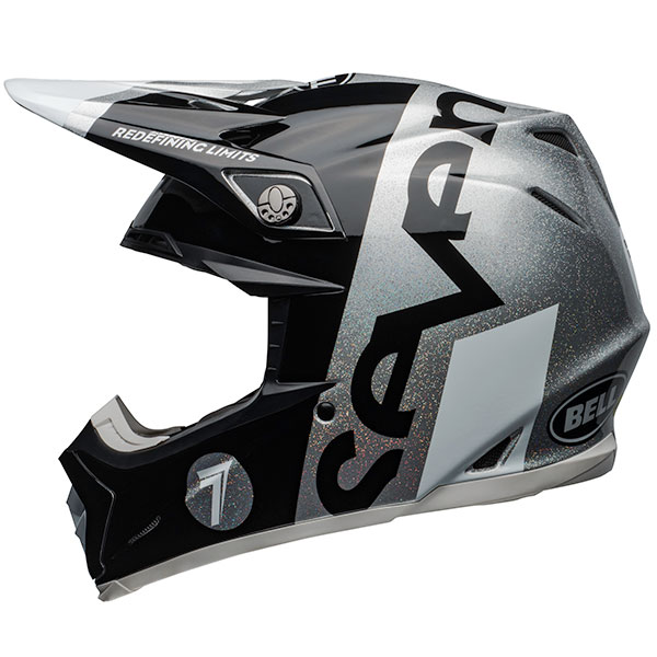 Image of Bell Moto 9 Flex - Seven Galaxy Matt / Gloss / Black / Silver