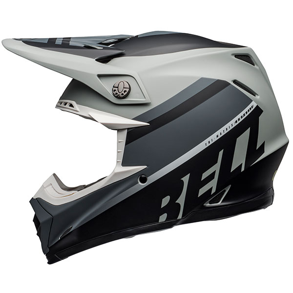Image of Bell Moto 9 Mips - Prophecy Matt Grey / Black / White