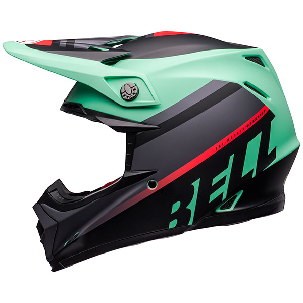 Image of Bell Moto 9 Mips - Prophecy Matt Green / Infrared / Black