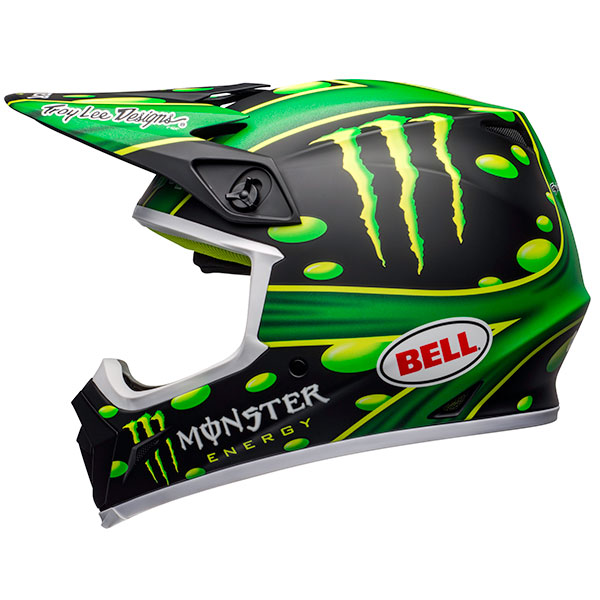 Image of Bell MX-9 Mips - Showtime Matt Black / Green
