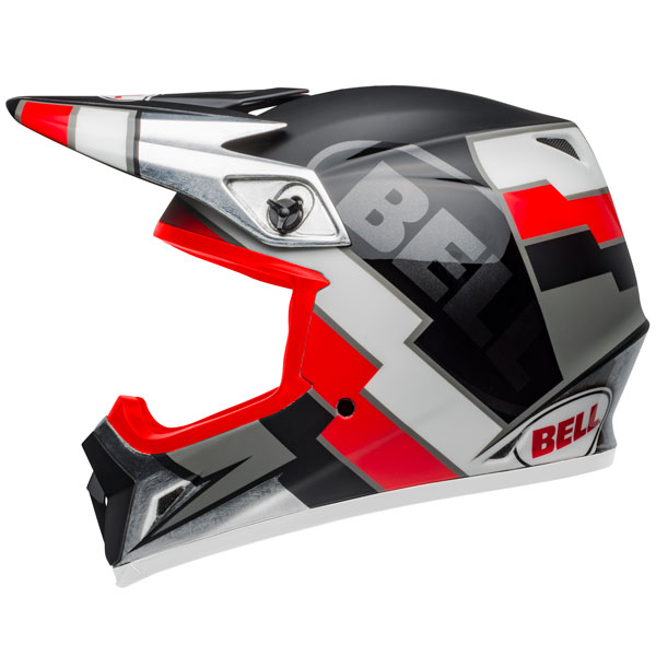 Image of Bell MX-9 Mips - Twitch Replica Matte Black / Red / White