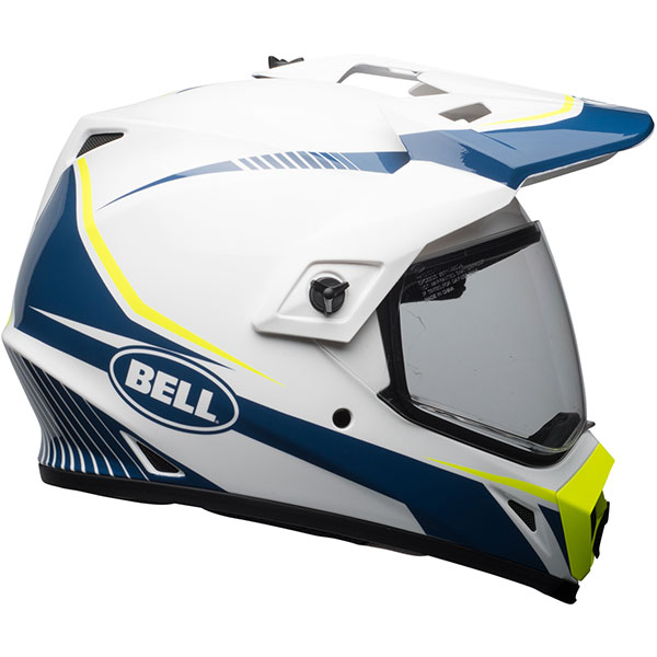 Image of Bell MX-9 Adventure Mips Torch - White / Blue / Yellow