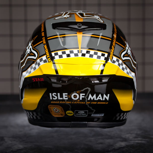 Bell Star DLX Mips - Isle of Man Black / Yellow - FREE UK DELIVERY