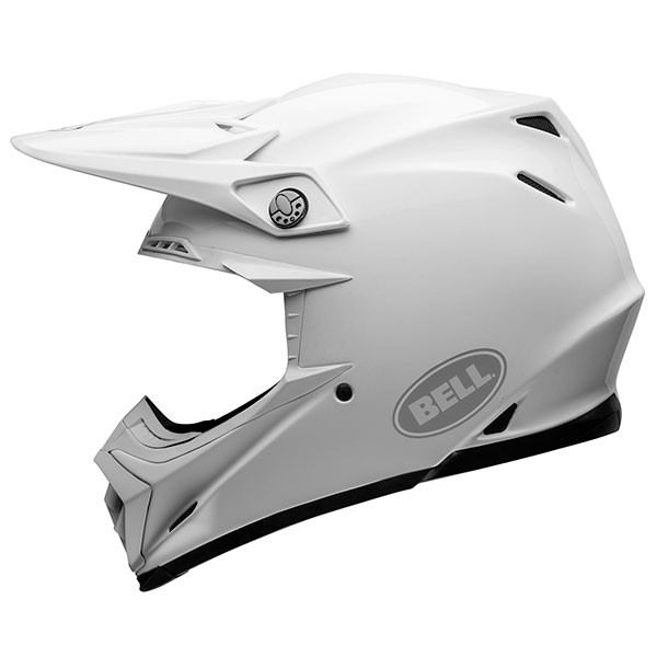 Image of Bell Moto 9 Flex - Solid Gloss White