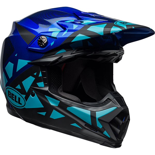 Image of Bell Moto 9 Mips - Tremor Matt/Gloss Blue / Black