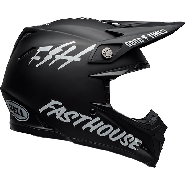 Image of Bell Moto 9 Mips - Fasthouse Gloss Black / White