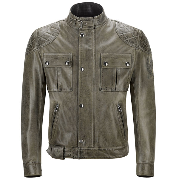 Belstaff Brooklands Replica Leather Jacket - Combat Green Reviews