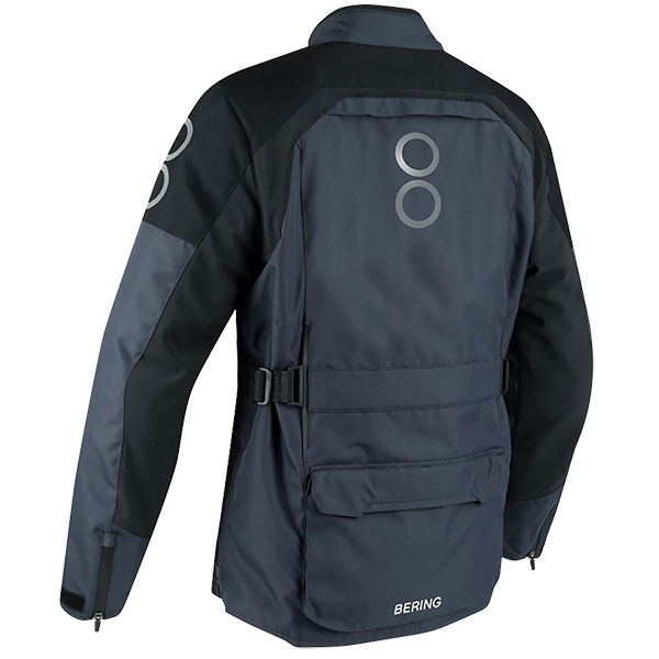 Bering Calgary Textile Jacket Black Grey FREE UK DELIVERY