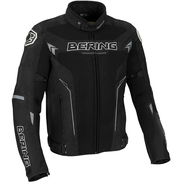 Image of Bering Mistral Textile Jacket - Black / White / Grey