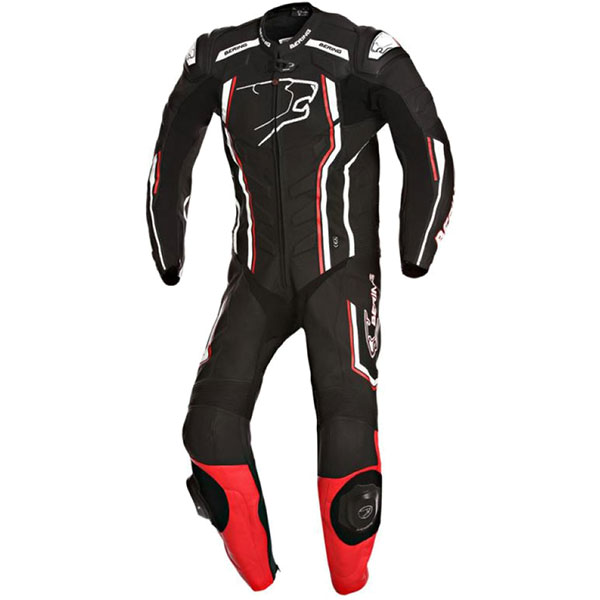 Image of Bering Supra-R One Piece Leather Suit - Black