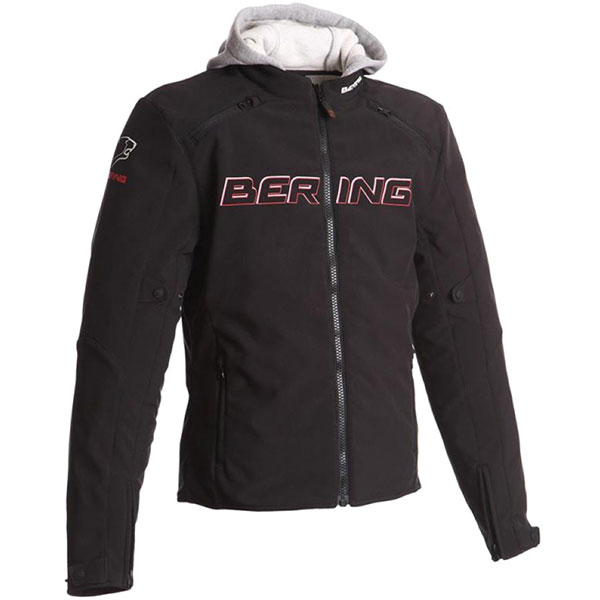 Image of Bering Jaap Evo Textile Jacket - Black / Red