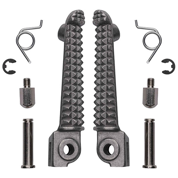 Bike It OEM Silver Footpegs Yamaha YZF R1 YZF R6 SPORTSBIKESHOP