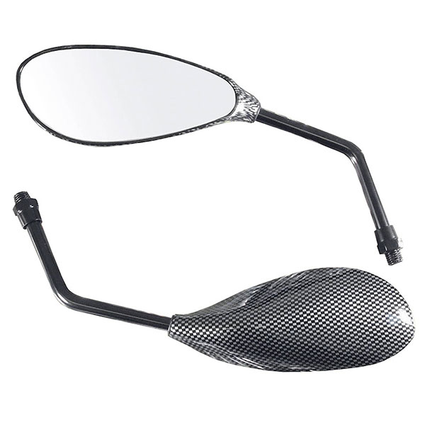 Image of Bike It F3 Fairing Universal Mirror - Carbon Effect