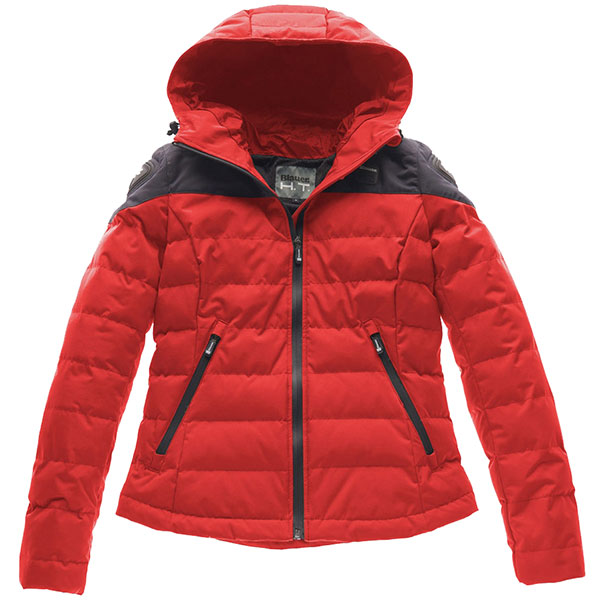 Image of Blauer Ladies Easy Winter 2.0 Textile Jacket - Red / Blue