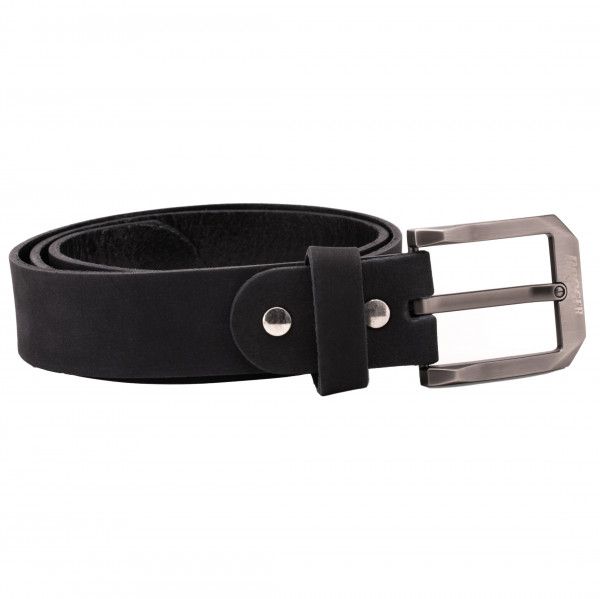 Forest Hill Executive Black Leather Belt - Amish Made In Lancaster PA, 100% Solid Leather, 1 1/4" Width
