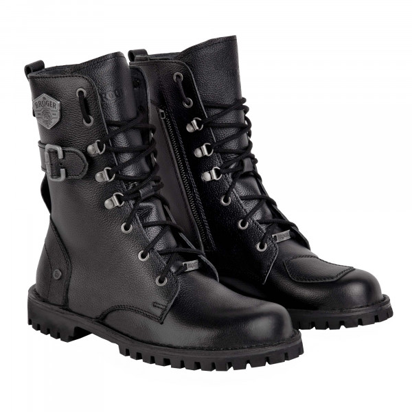 Broger Ohio Leather Boots - Black - FREE UK DELIVERY