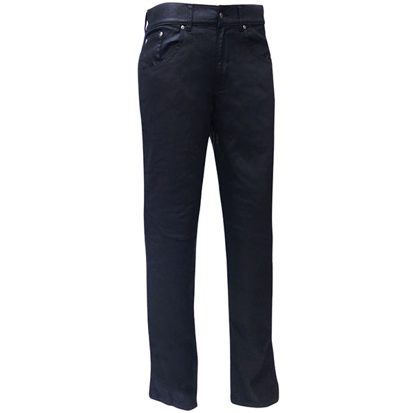 Image of Bull-it Covec SR6 Oil Skin Jeans - Black