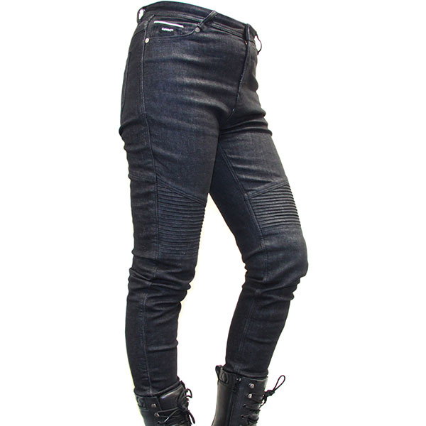 Image of Bull-it Ladies Bobber Skinny Covec Jeans - Black