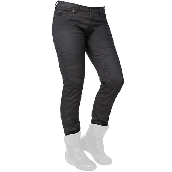 Image of Bull-it Ladies Oil Skin SR6 Jeans - Black