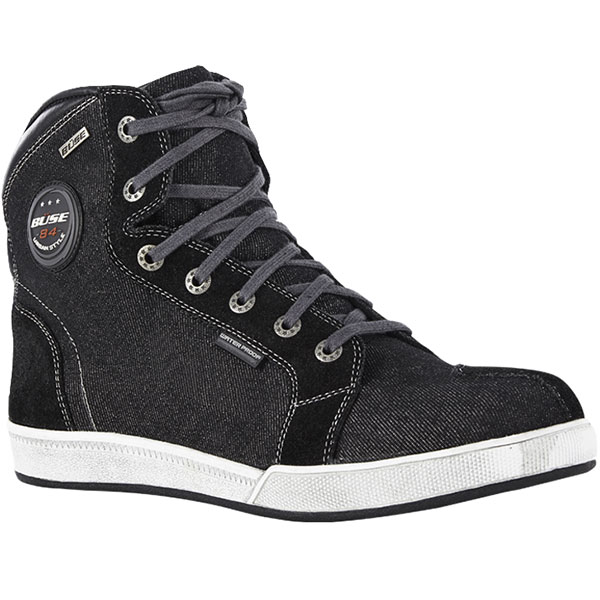 Image of Buse B54 Suede Boots - Black / White