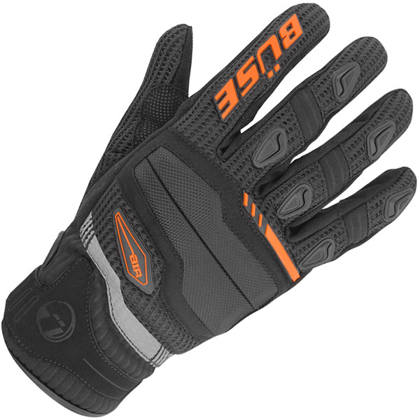 Image of Buse Fresh Textile Gloves - Black / Orange