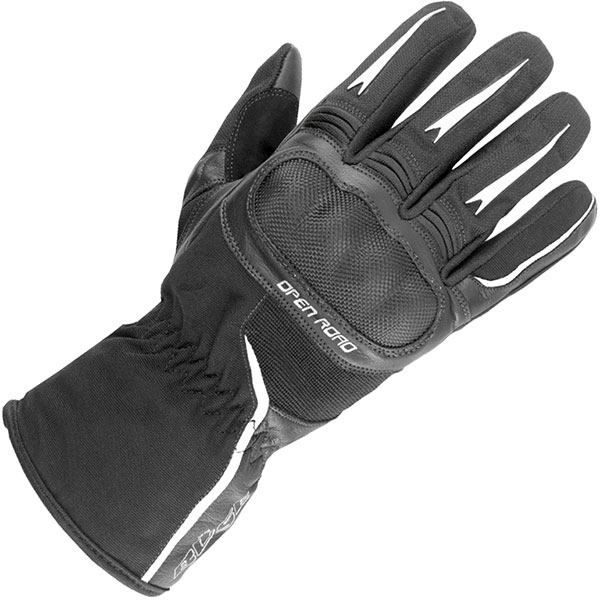 Image of Buse Open Road Touring Gloves - Black / White