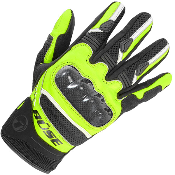 Image of Buse Safe Ride Mixed Gloves - Black / Yellow