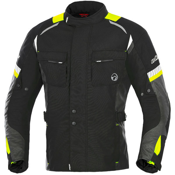 Image of Buse Breno Textile Jacket - Black / Fluo Yellow