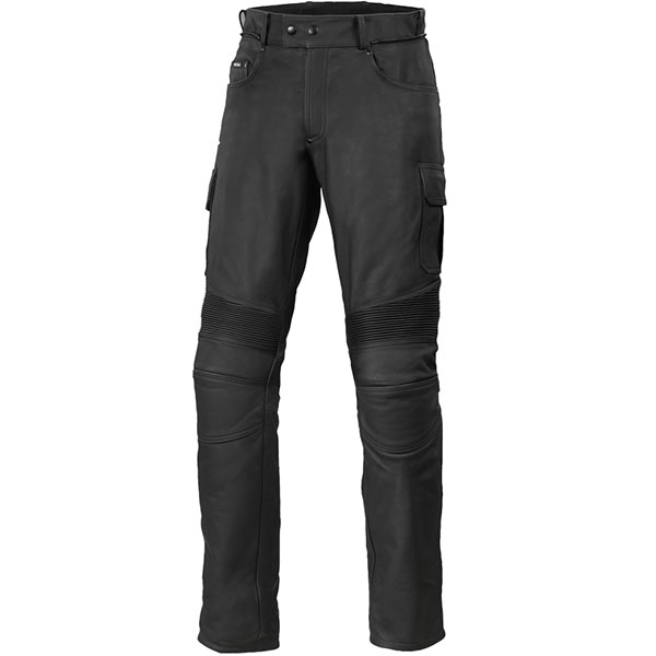 Image of Buse Cargo Leather Jeans - Black